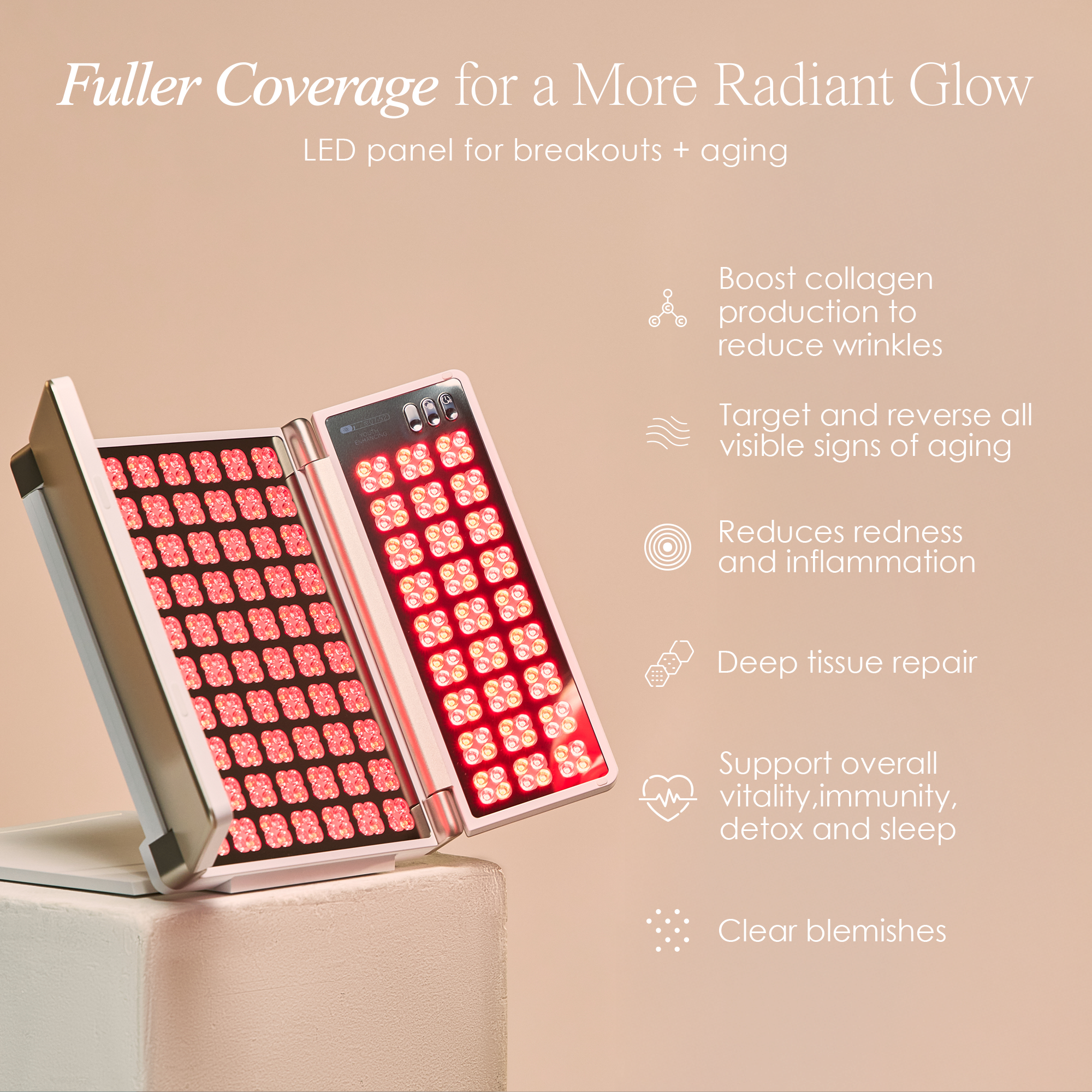 Alora | Age Renewal LED Light Therapy Panel - Project E Beauty
